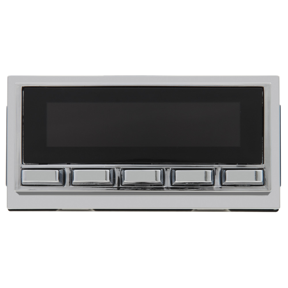 Autoradio chromé Retro Sound. Un son moderne pour votre Combi, USB, MP3 ou  WMA, AM/FM, 4 x 60 Watts, vendu sans façade.