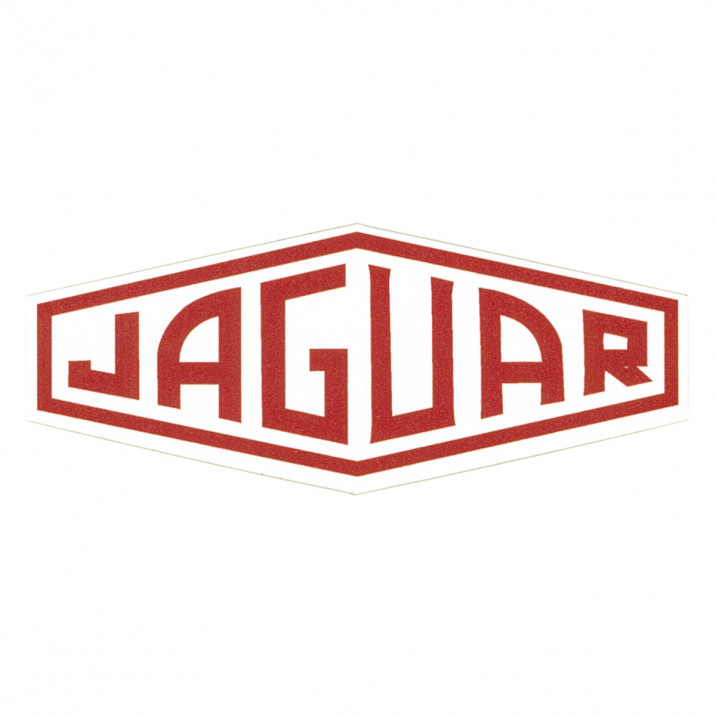 Decal, Jaguar diamond, red