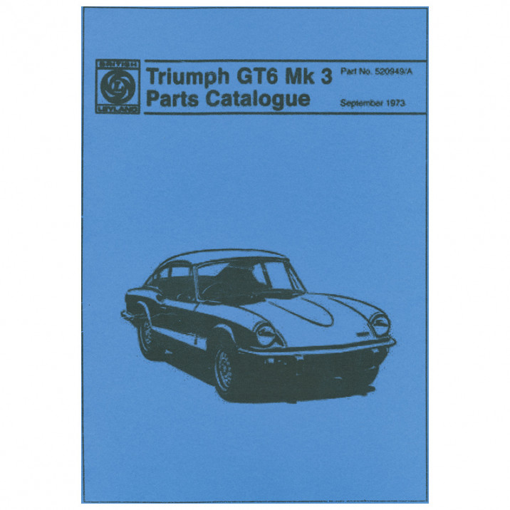 Parts Catalogue, GT6 Mk 3