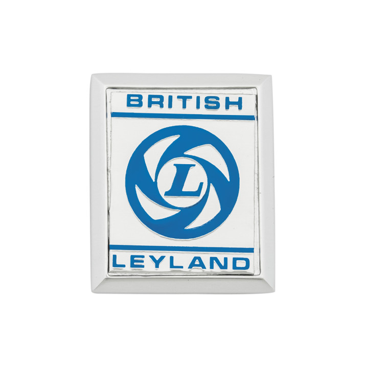 BADGE, BL British Leyland, Blanc