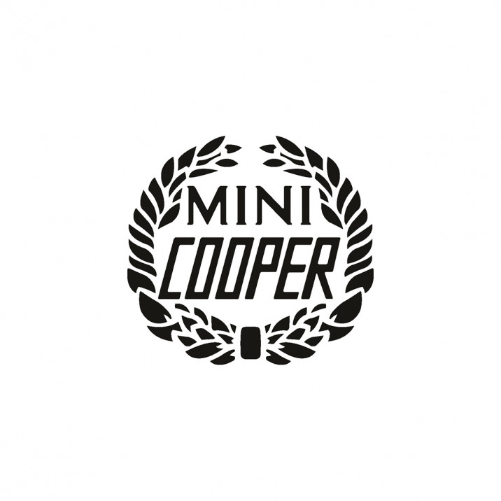 AUTOCOLLANT, aile arriére, Mini Cooper Laurel