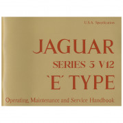 Owners Manual, E-Type [Series III], USA spec