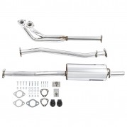 Exhaust System, Tourist Trophy, with downpipe, stainless steel