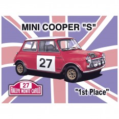 Mini Cooper S Vintage Metal Sign