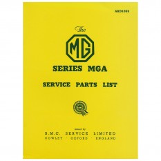 Original Parts Catalogue, MGA 1500