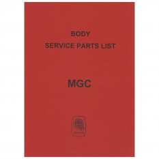 Parts Catalogue, body, Factory