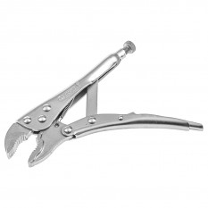 Pliers, curved jaw self grip