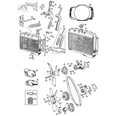 Cooling System: Mechanical Fan - MGB & MGB GT (1962-76)