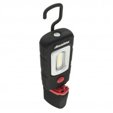 Inspection Lamp, mini, 360° 2W COB + 1W LED, Rechargeable, Lithium-Polymer, Black