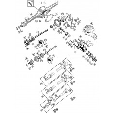 Propshaft & Rear Axle - Sprite IV & Midget III-1500 (1967-79)