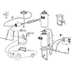 Windscreen Washer System - Sprite I-III & Midget I-II (1958-66)