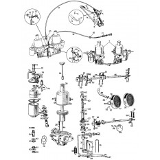 Carburettors: Twin 1 1/8" H1 SU's - Sprite I-III & Midget I-II (1958-66)