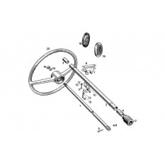 Steering Column & Wheels - Sprite I-III & Midget I-II (1958-66)