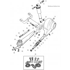 Rear Suspension, wishbone radius arm - E-Type (1961-1975)