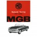 MANUEL de BORD, MGB Chrome Bumper, Special Tuning
