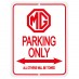PARKING MG ONLY