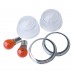 Indicator Lens Kit, beehive, clear
