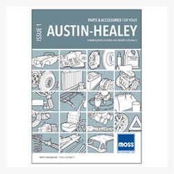 Austin-Healey 100, 3000 Catalogues Moss de pièces et accessoires