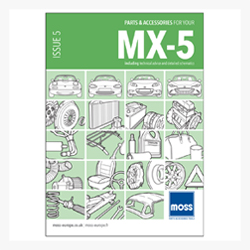 Mazda MX-5 Catalogues Moss de pièces et accessoires